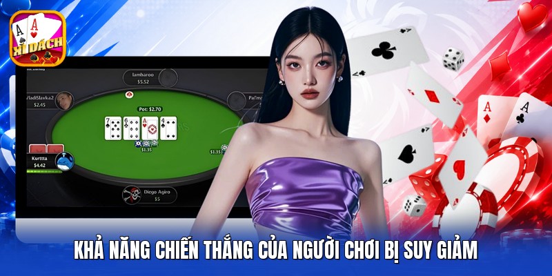 Khả năng chiến thắng của người chơi bị suy giảm