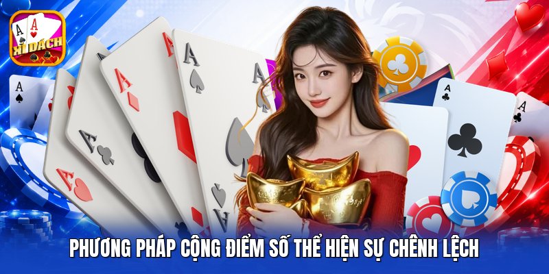 Phương pháp cộng điểm số thể hiện sự chênh lệch